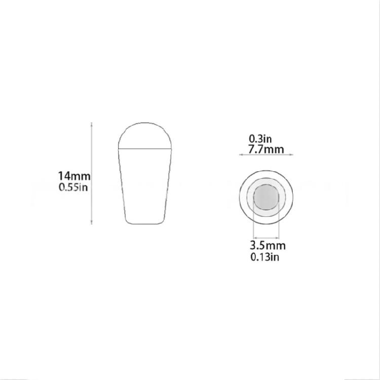 10Pcs Electric Guitar 3 Way Toggle Switches Knobs Cap Guitar Pickup Switches Tip Replacement Metal Knobs Easy to Install