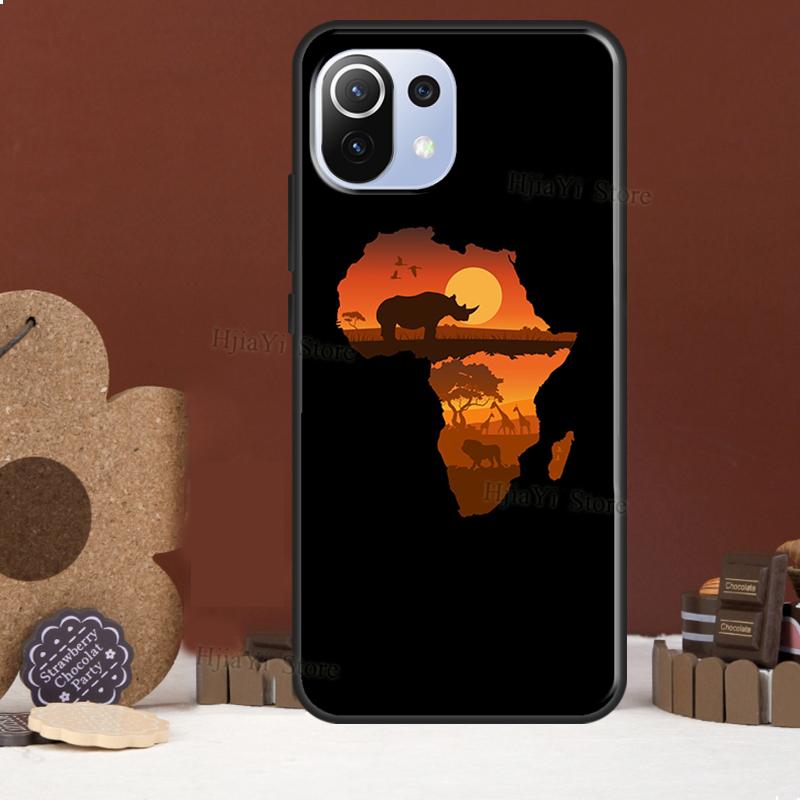 

Africa Map Funda For POCO F5 X3 X4 X5 Pro F4 GT C40 F3 Case For Xiaomi 11T 12T Pro 12 X 13 Lite Cover POCO X3 Pro