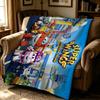 Cartoon S-Super Wings-s Throw Thick Comfort Flannel Quilt, Multi-scene Use Indoor Outdoor Daily Nap