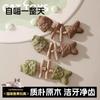 Wooden Teeth Grinding Stick For Cat Fish Bone Wood Pet Cats Like Smells Tianliao Teething Stick Have Fun Playing