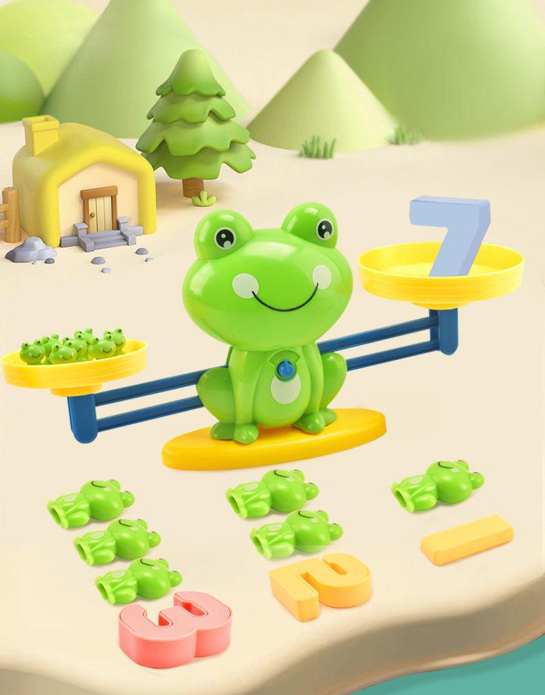 Children's Frog Balance Scale: Educational Toy for Early Learning and Cognitive Development