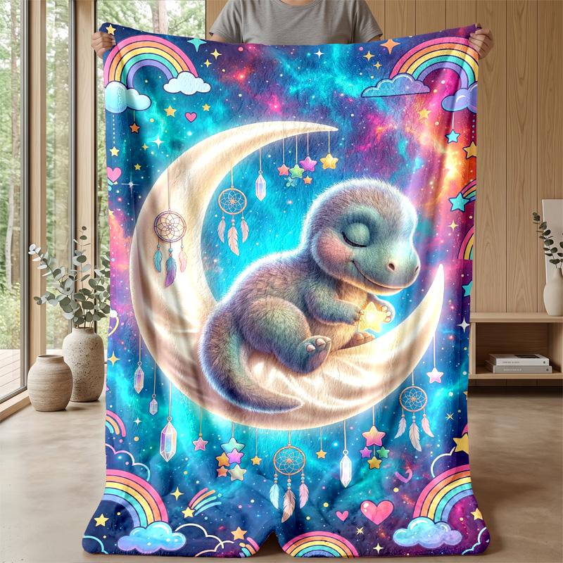 Dreamy Bubble Spa Theme Blanket Lightweight Warm Flannel Blanket Decorative Throw Blanket for Home Decoration