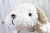 Shinada Lazy Party Fluffy Dog Ivory (Medium) 12 X 27 X 8 Cm Plush Toy, Animal Merchandise, FLPI-0158