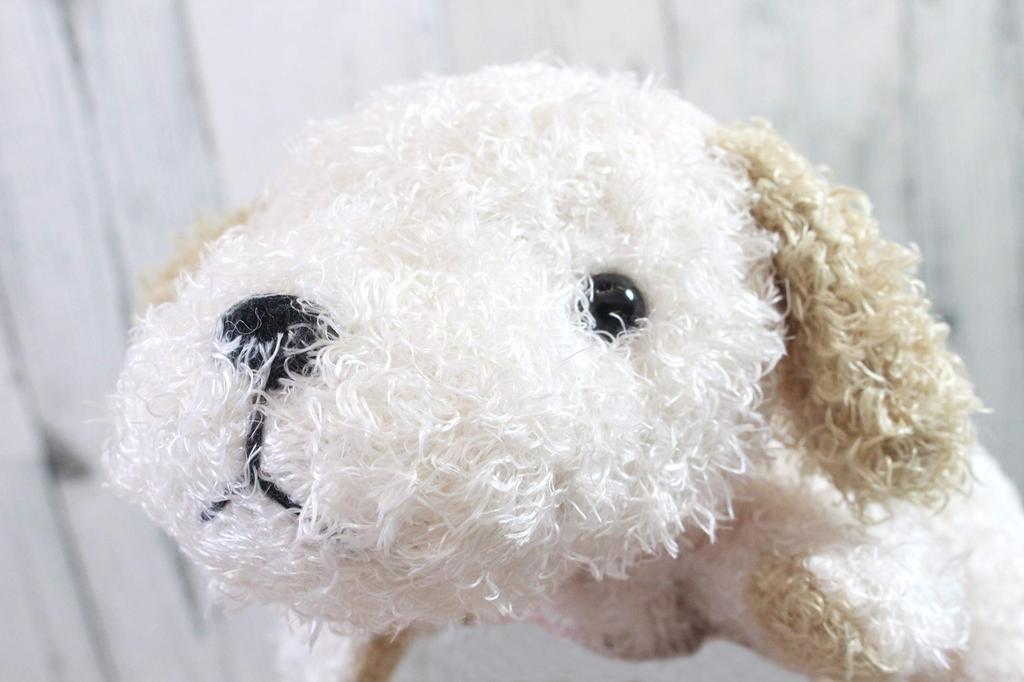 Shinada Lazy Party Fluffy Dog Ivory (Medium) 12 X 27 X 8 Cm Plush Toy, Animal Merchandise, FLPI-0158