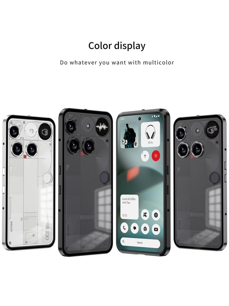 Cross-border Nothing Phone 3a Pop-Up Metal Drop-Proof Case