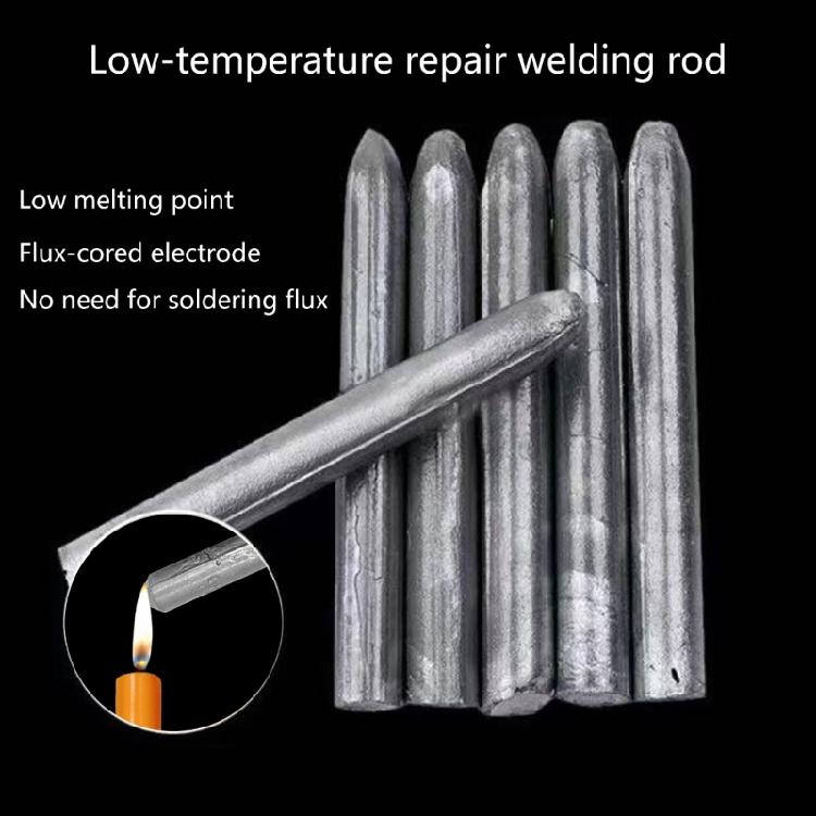 18Pcs Low Temperature Welding Rod Easy Melting Stainless Steel Copper Iron Repairing Hole Tool Solder Aluminum Rod Agent