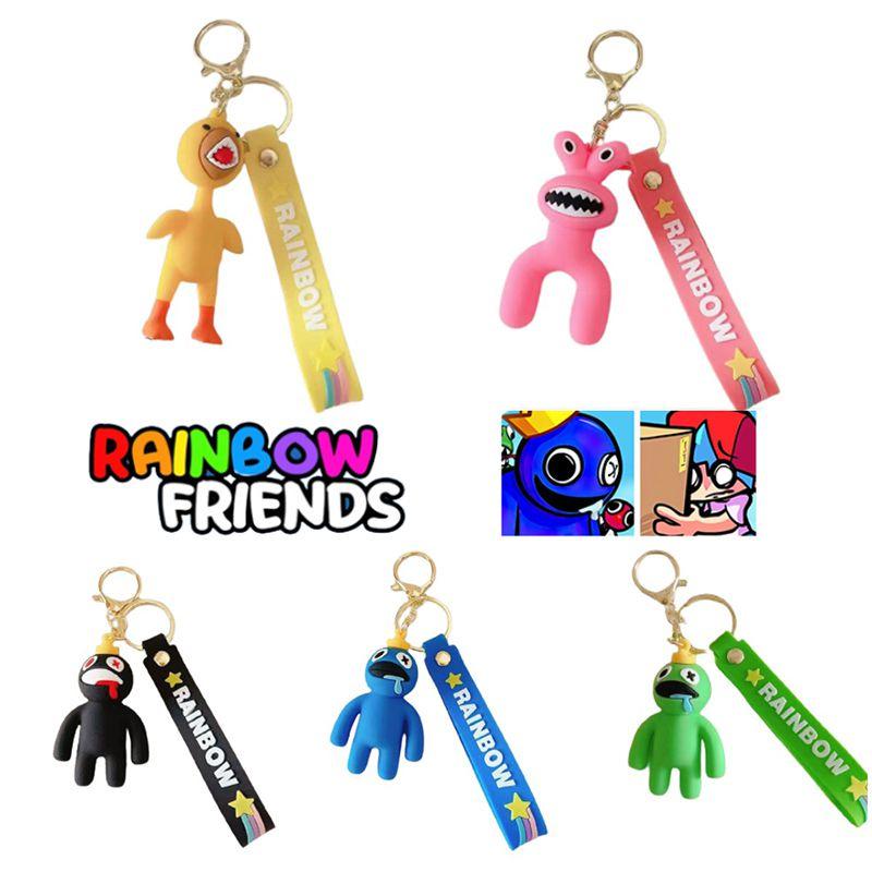 Roblox Rainbow Friends Silikon-Schlüsselanhänger – Taschenanhänger Kinder Weihnachtsgeschenk