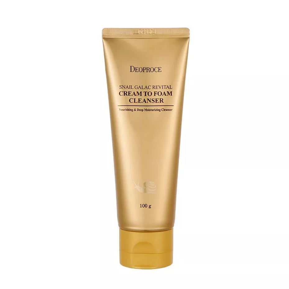 

DEOPROCE Snail Galac Revital Cream to Foam Cleanser 100g