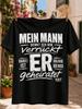 Gerunisex My Unisexn Thinks I Am Crazylarge He Text Weathered Typography And Marriage Humor Unisex Unisex All Tshirt