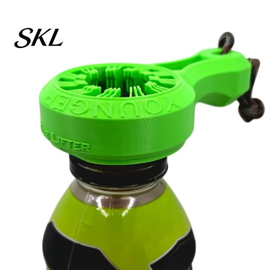Portable Bottle Lid Gripper Multifunctional Opener, with Anti-Slip Grip, Labor-Saving Cap Space Saving Kitchen Gadget Wrench, Multi-tooth Jar