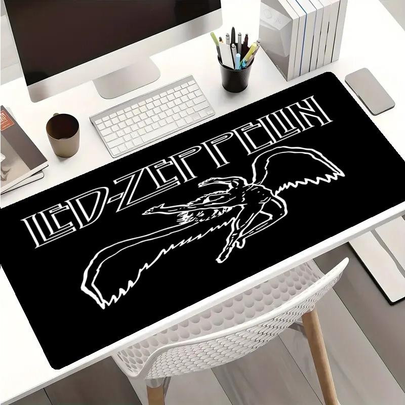Pop Singer L-Led Zeppelin Mouse Pad - Non-Slip Rubber Base, Smooth Surface for Work,Gaming,Office,And Home Use, Desk Mouse Pad