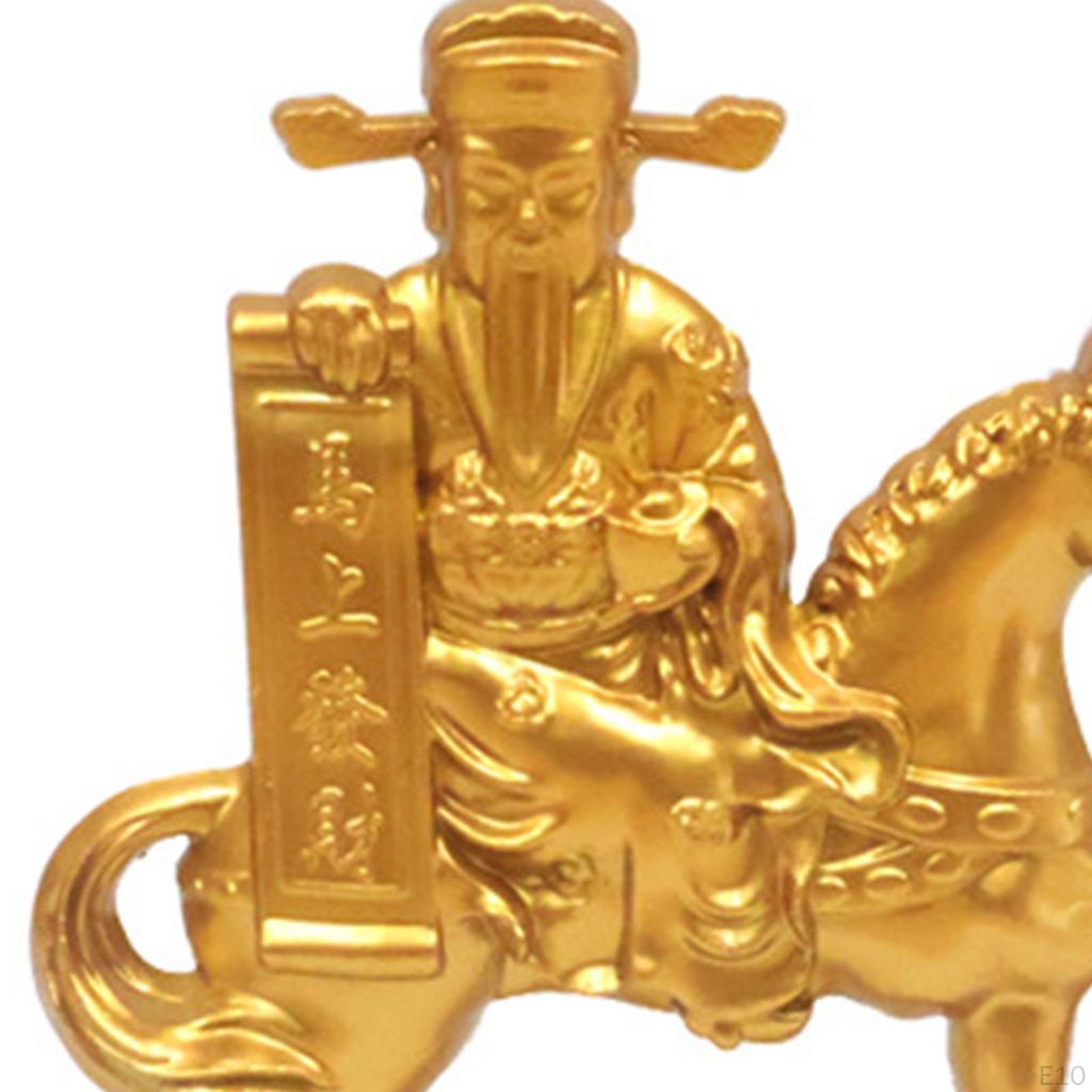 Chinese Horse Statue Animal Sculpture Table Decoration Alloy Home Decor Figurine for Bookcase