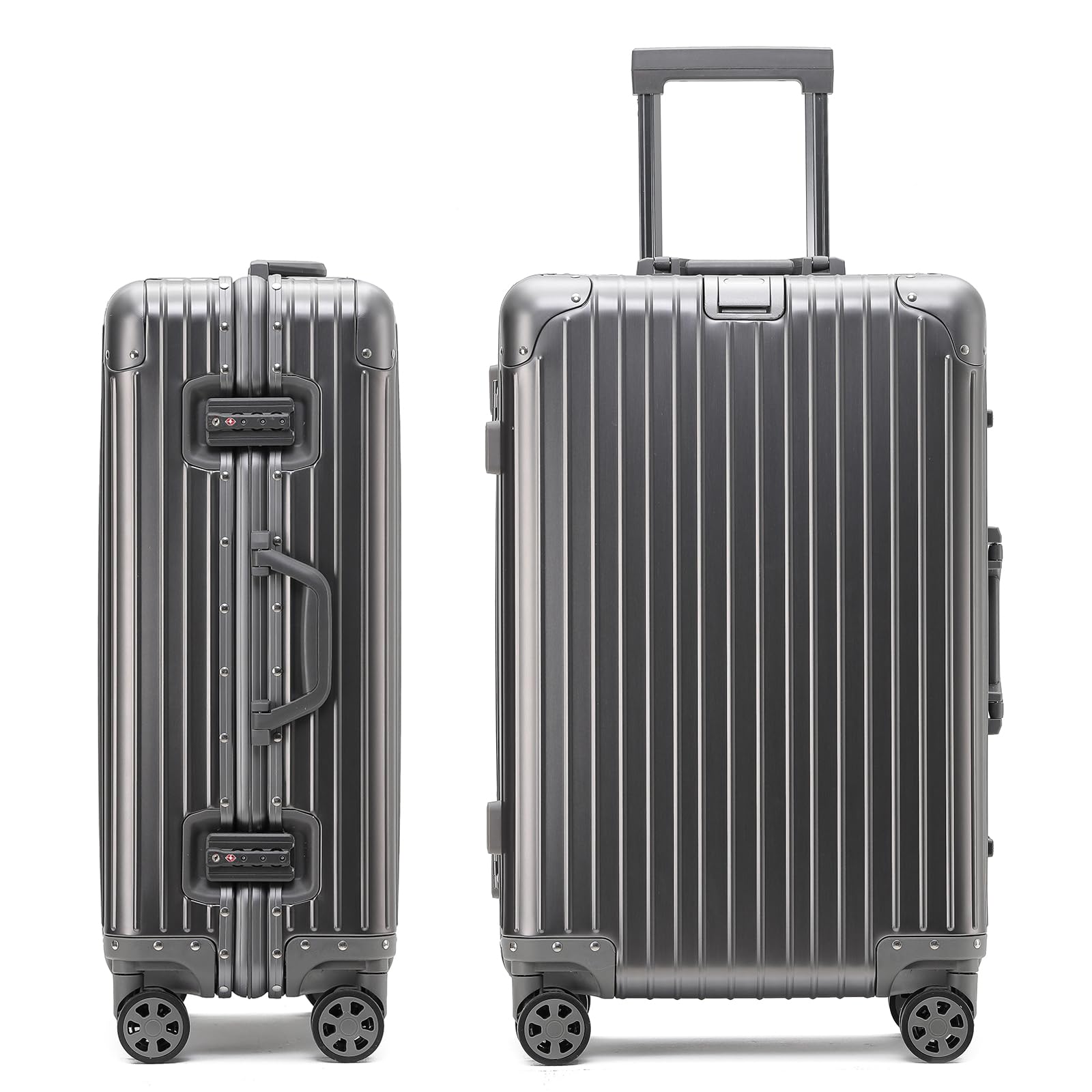 

Алюминиевый сплав Carry TSA Полностью алюминиевый Большой Carry Большой Зарубежный Бизнес 7 Ночей или Размер L [Voxkin] Чемодан, Корпус, Кейс, Замок, Ручная кладь, Сплав,