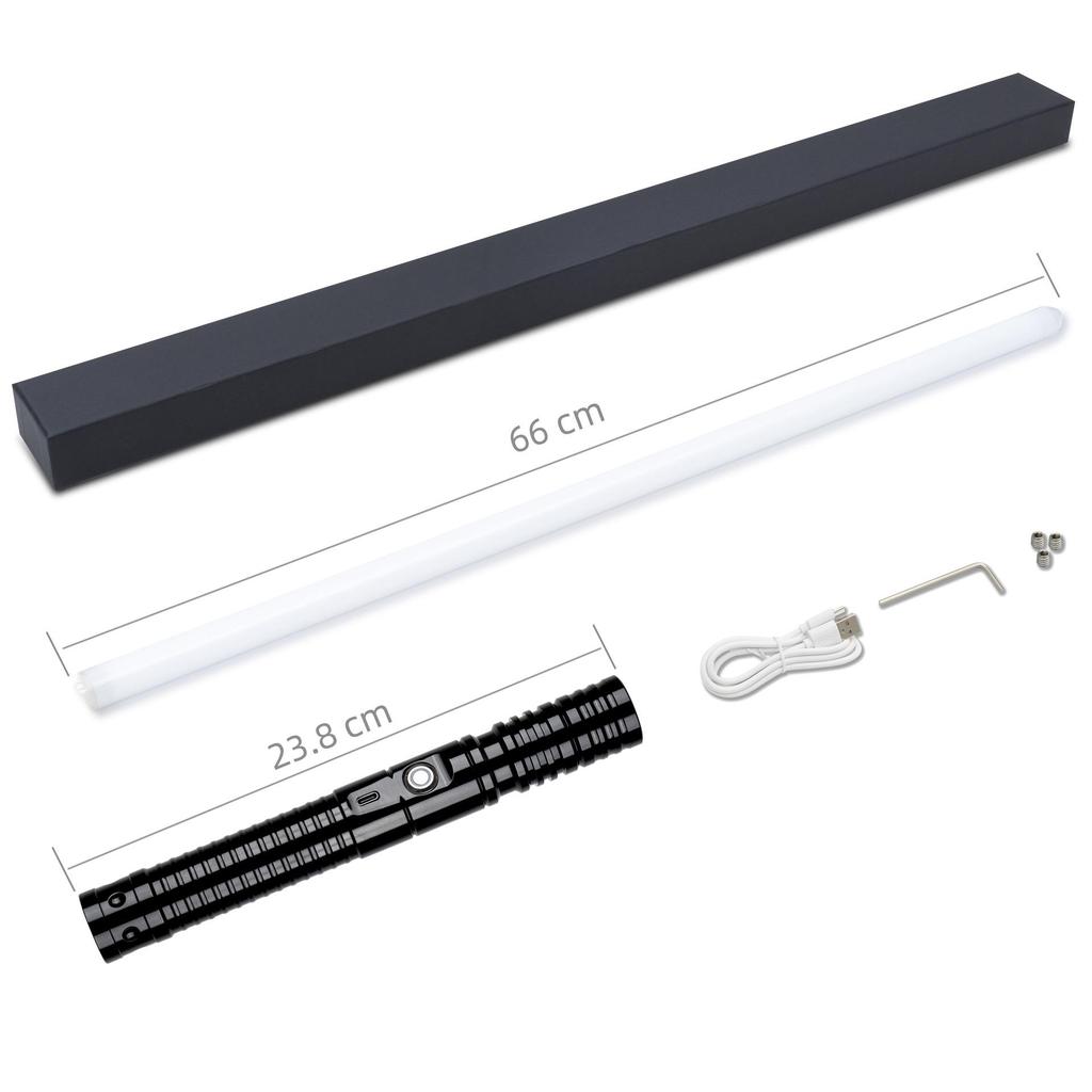 LED Alloy Lightsaber Toy - Rechargeable, Luminous Pixel Design for Kids 