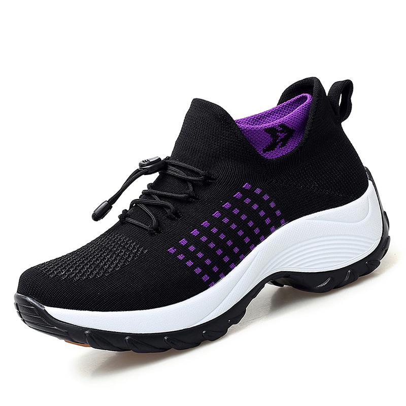 2025 Women Flat Platform Shoes Woman Sneakers for Women Breathable Mesh Tenis Ladies Shoes for Sock Sneakers