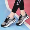 Women's Lace-up Casual Sports Shoes Non-slip Soft-soled Running Shoes Flying Mesh Dad Shoes