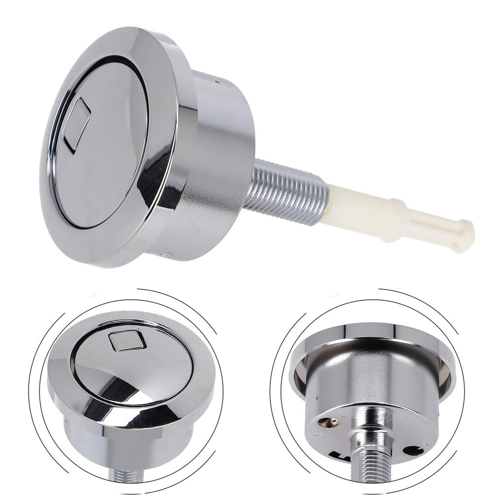 1pc Flush Toilet Seat Water Tank Button Round Valve For Geberit Type 280 Replacement Dual Actuation Push Button 274.006. KG. 1