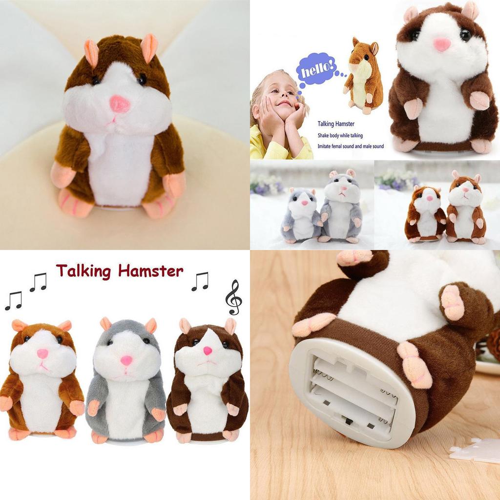 Fun Talking Hamster Toy | Mimicry Pet | Kids Gift | 15/18cm