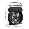 Cooling Fan AIr Conditioner Portable LED Night Light Summer Humidifier Fan  Home