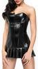 Axila Corset and Thong - Chilirose - Leather, Latex and Vinyl