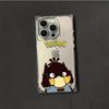 Clear Square Back Tube Case Protection For iPhone 16 ProMax 11 13 15 Plus 12 14 Pro Max Anti-Oxygen,Donald Duck Stickers Pattern Casing