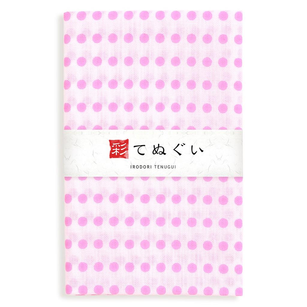 KOMESICHI Irodori Small Pattern Tenugui Hand Mameshibori Pattern A Set of 33 x 90cm Towels, Set, Uncut, 3,
