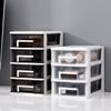 Clear Desk Organizer with Mini Drawers - Storage Shelf for Cosmetics