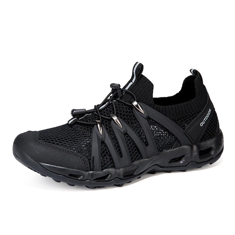 2028 Men's Women's Hiking Shoes Outdoor Flying Woven Mesh Hollowed Out Breathable Holes Couple's Water Sports
