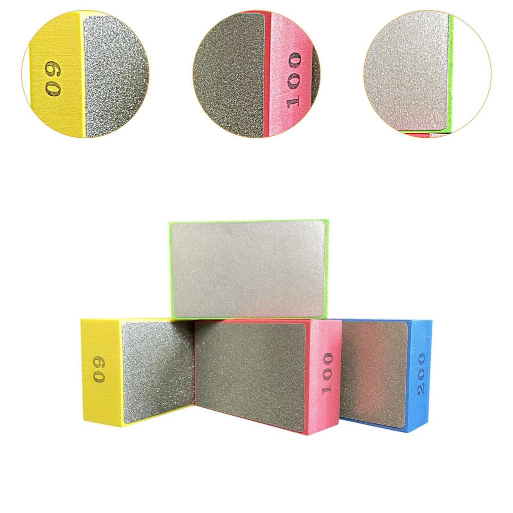 4 Pieces Hand Polishing Pads Professional, Lightweight, Grinding Tool Sanding