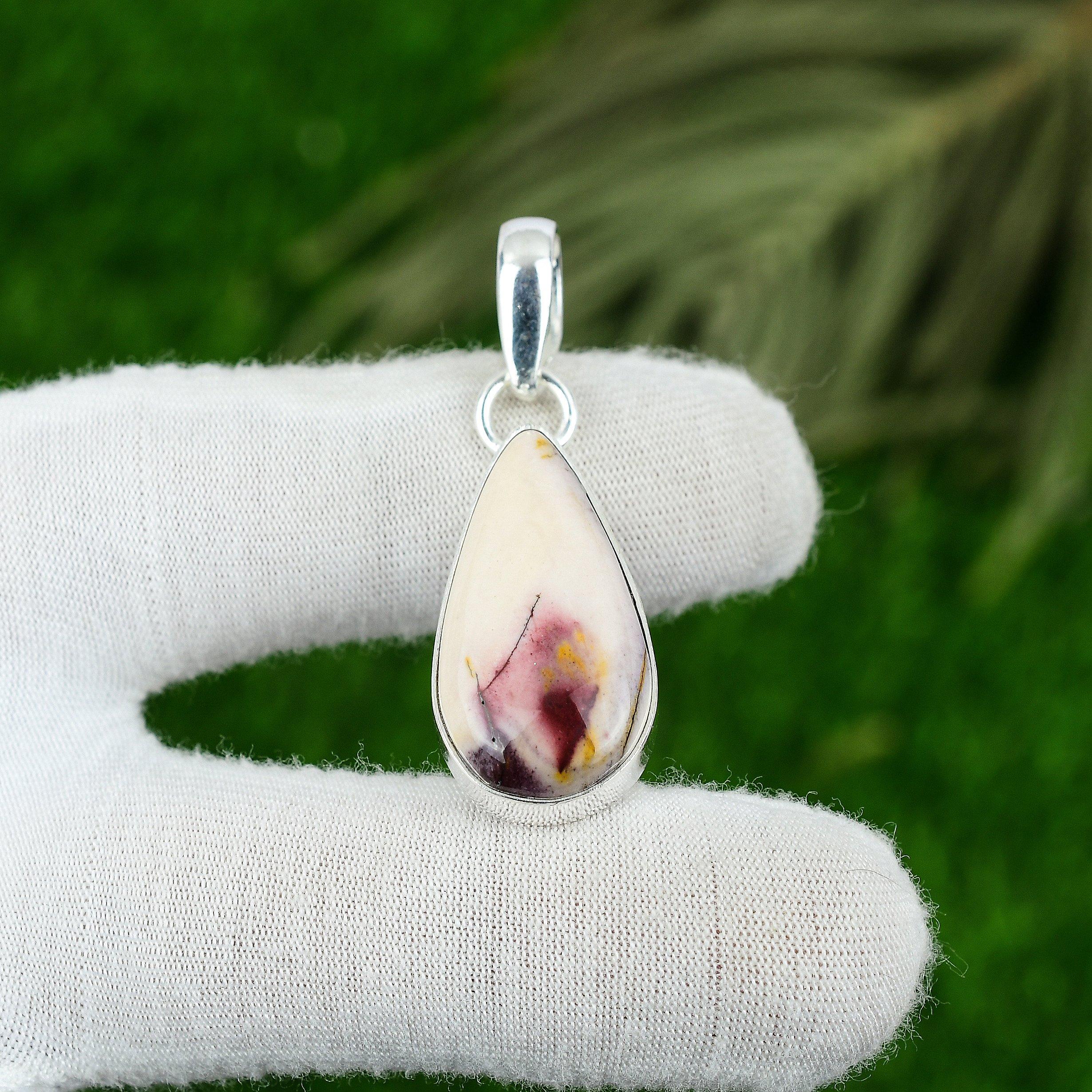 Предложение ко Дню матери Мукаит Стерлинговое серебро Юбилей Свадьба Жена Кулон