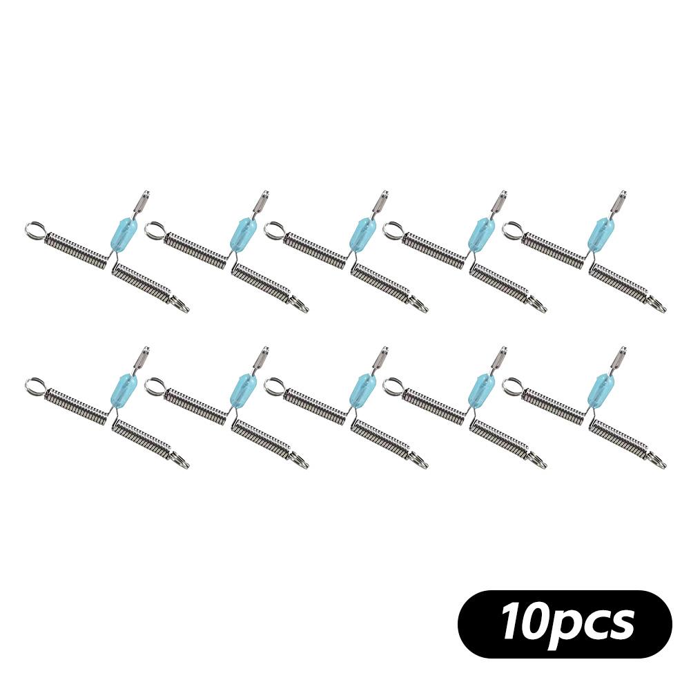 10Pcs Steel Night Luminous of Fishhook Splitter T Type Product for Catfish Fishing Device Water All for Carpfish Accessories