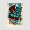 One Punch Man JoJo's Bizarre Adventure Art Painting Pictures for Bar Cafe Home Decor White Paper Room Decoration Anime Posters