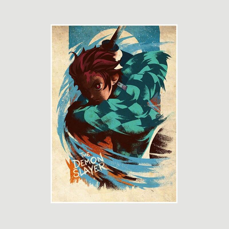 One Punch Man JoJo's Bizarre Adventure Art Painting Pictures for Bar Cafe Home Decor White Paper Room Decoration Anime Posters