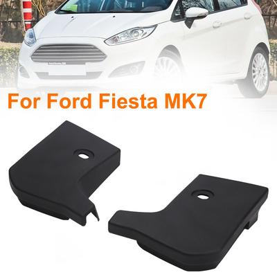 N/S+O/S Side Skirt End Cap 1771888 1771885 For Ford Fiesta MK7 Black Left Right Skirt End Cap Car Replacement Accessories