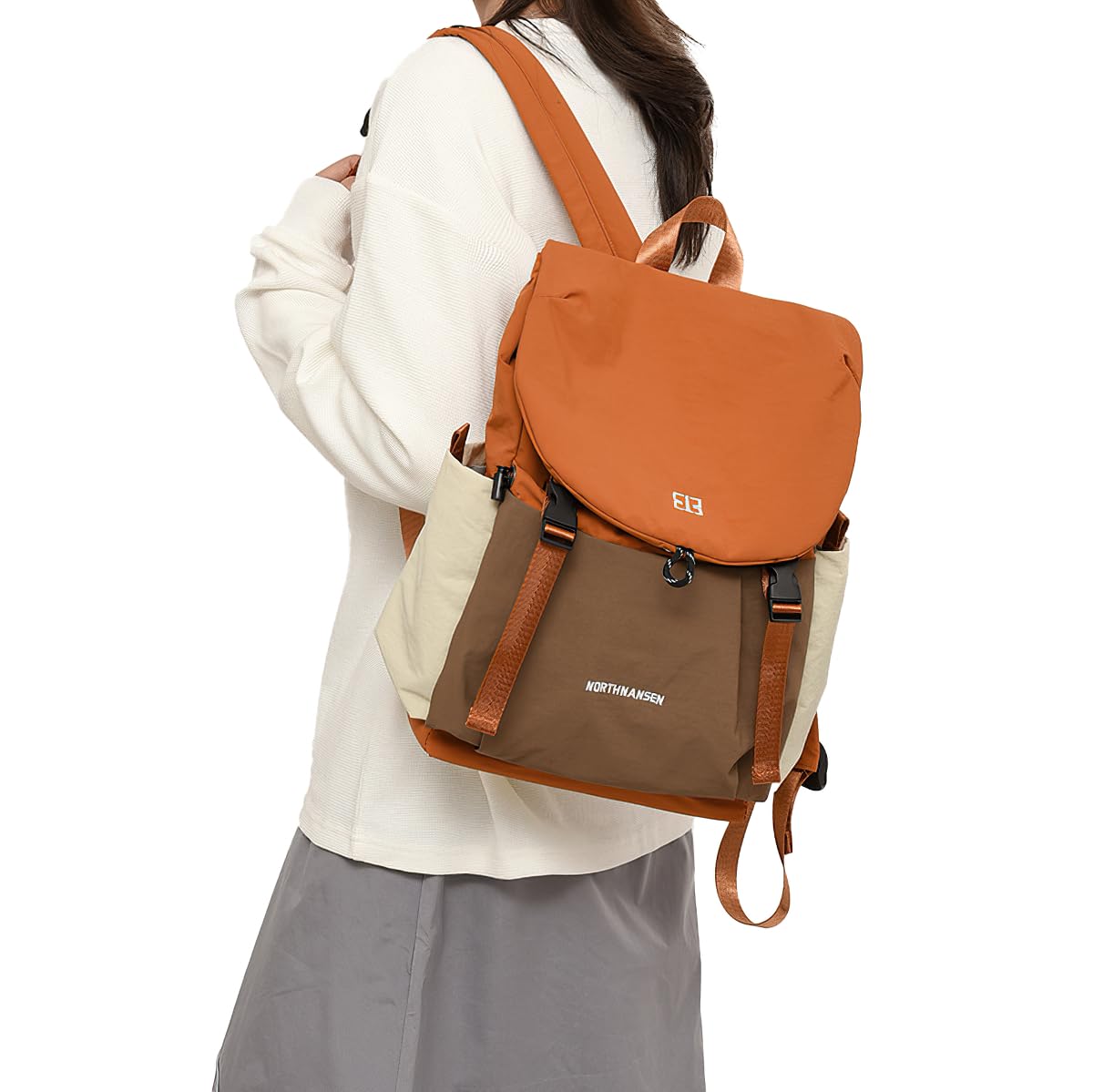 

Semo1mus Women s Backpack, Lightweight (300g), Small, Large Capacity, A4 Size, Water-Repellent, Cute, Town Backpack for School, Commuting, Travel,