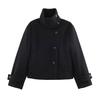 Women's Clothing 2026 Spring New, Casual and Fashionable Versatile Stand-up Collar Short Coat Jacket 2078780