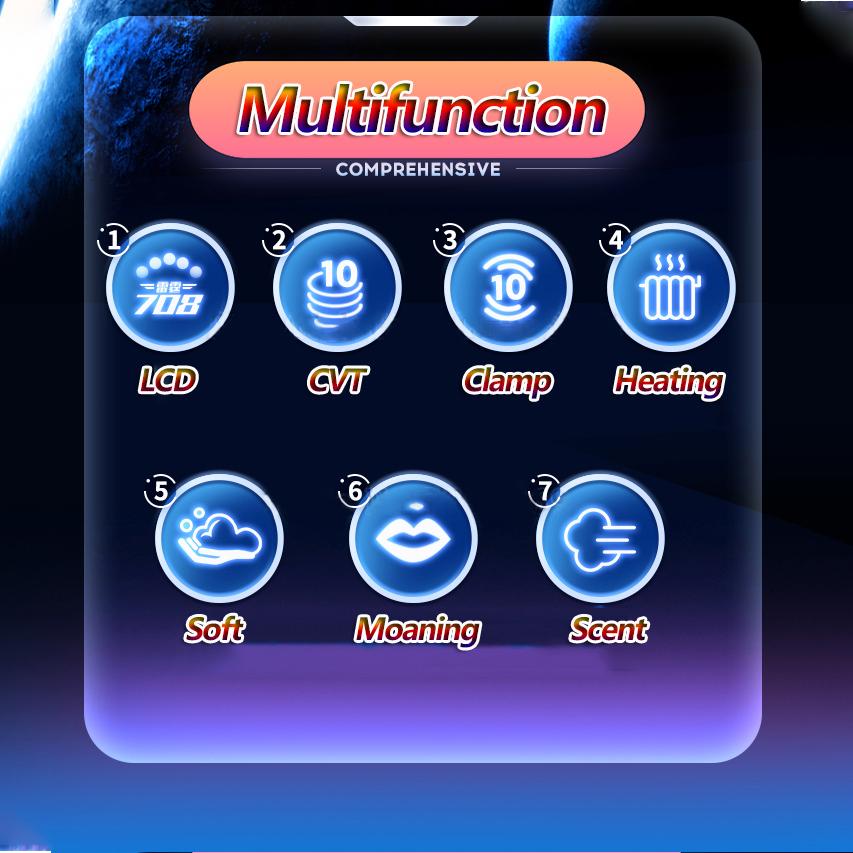 Generation Automatic Telescopic Male Masturbator Vagina Real Pussy Heating Moaning Masturbation Sex Toy For Men