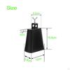 Metal Cowbell Easy Mounting Mountable Loud and Clear Sound Percussion Bell for