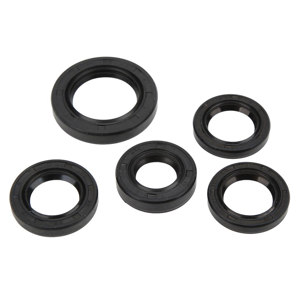 5 szt. Zestaw uszczelniaczy olejowych silnika Gumoodporny na olej do 4-suwowego GY6 49cc 50cc Skuter Moped ATV