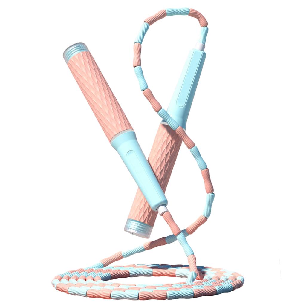 Jump Rope Adjustable Length Tangle Free Segmented Beaded Skipping Rope Fitness Jumping Rope for Kids Men and Women