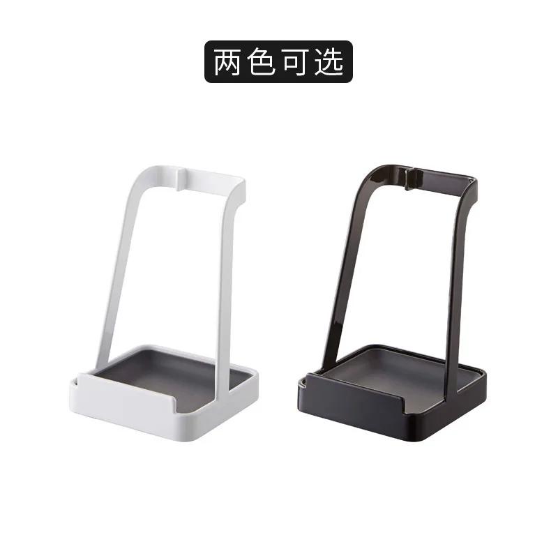 Home Ladle Holder Storage Soup Spoon Tray Lid Stand Spatula Organizer Kitchen Utensils Rack Pot Cover Shelf