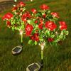 Outdoor Solar Garden Lights Rhododendron Solar Flower Lights for Garden Yard Lawn Outdoor Solar Garden Lawn Light Garden Decor