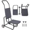 Stacking Chair Dollies Multifunctional Thickened Chairs Transporter Wear Resist Metal Pull Cart for Party Event Activities