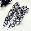 Halloween Decorative Clip Silky Satin Hair Bows for Women, Big Ribbon Bow Clips Girls, Hairstyle Accessory Oversized Long Tail Barrettes,