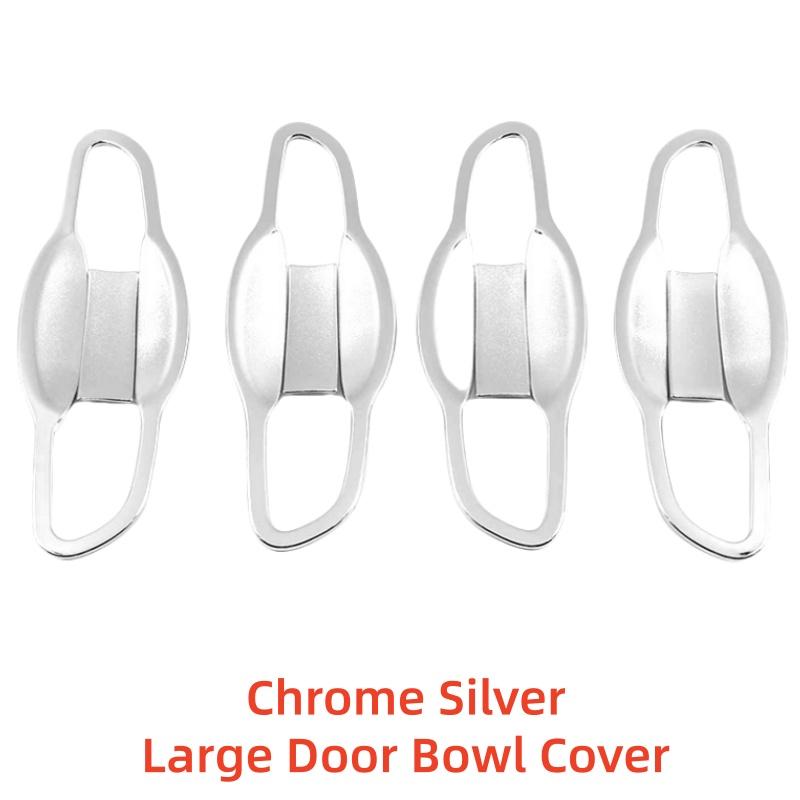 Car Upgrade Sticker ABS Gloss Black Accessorie Plated Exterior Door Handle Cover Trim Paste Style For Hyundai Tucson 2015-