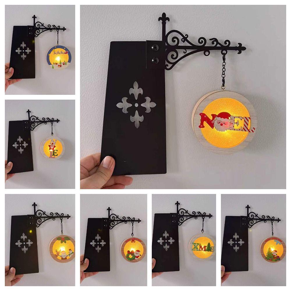 Decorative Bookshelf Lighting Warm Light Christmas Library Lamp Bookshelf Lantern Light Christmas