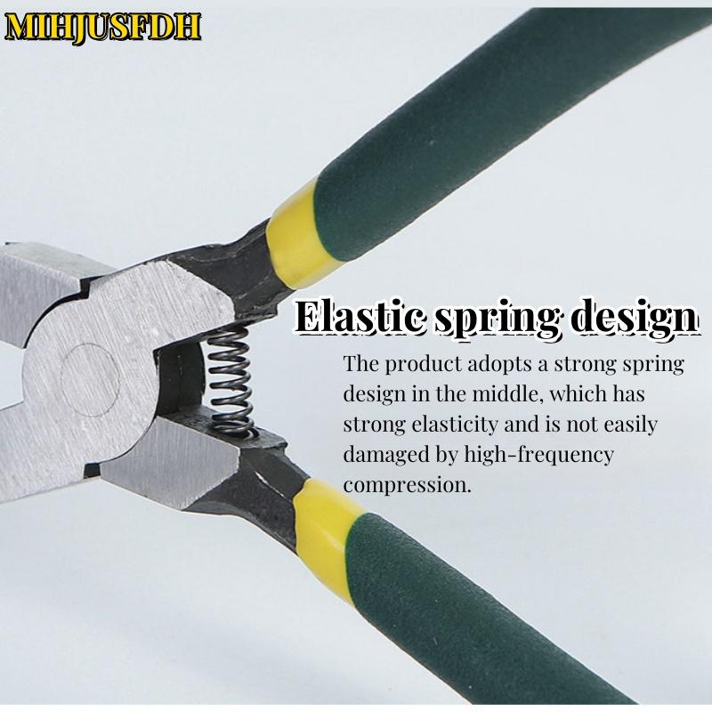 Unelte pentru Repararea Mașinilor 7 inch Clește Circlip Intern și Extern Clește Curbați cu Mâner din Plastic Instrument de Îndepărtare Clește Inel de Siguranță