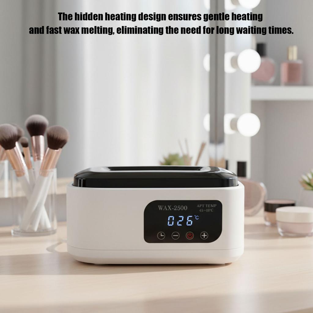 Wax Bean Heating Pot for Hand and Feet with Auto-Timer & Precision Temperature Control for Arthritis Dry Skin Care Home Spa