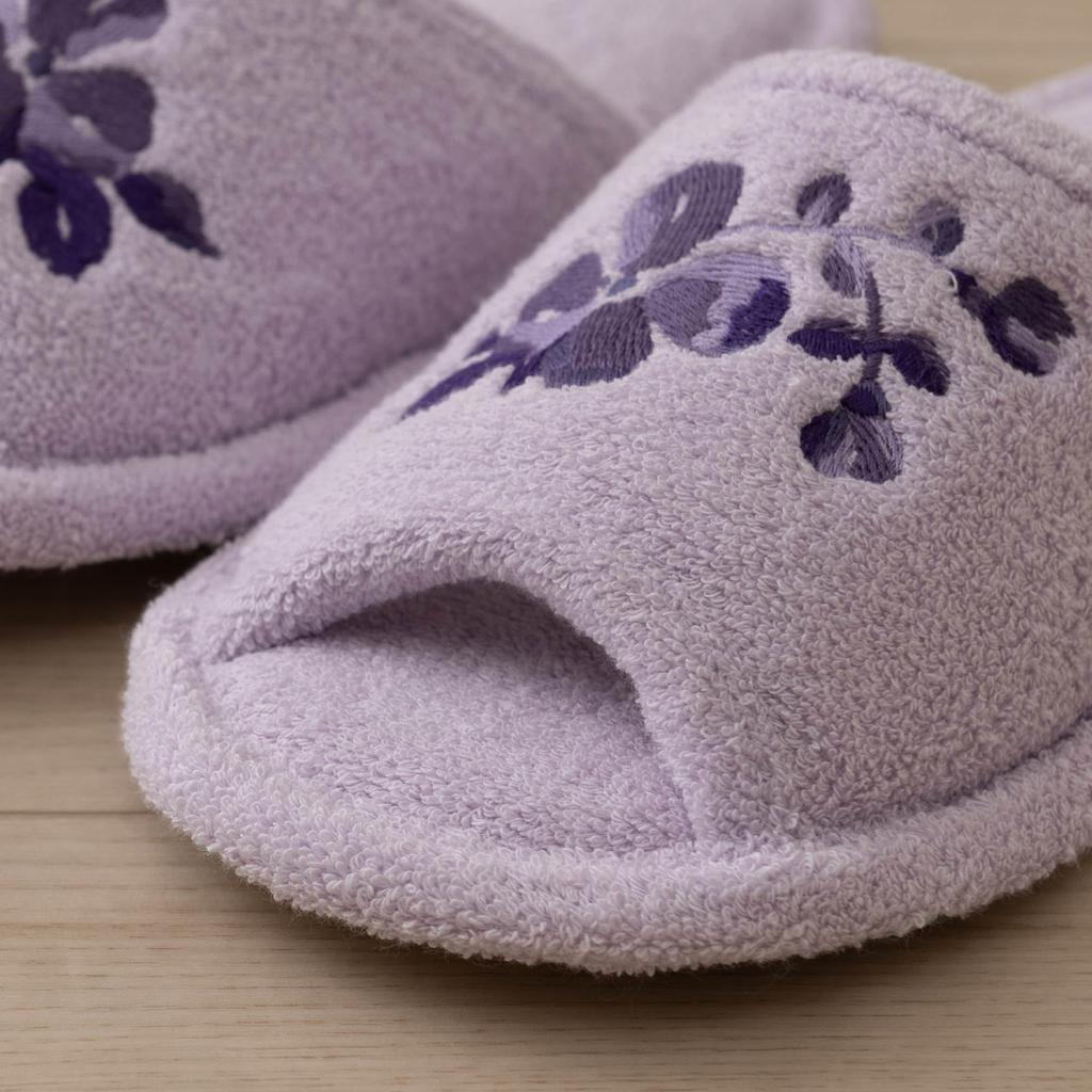 Senko [Sybilla] Compartir Toilet Slippers, One Size Fits All, Purple, 62157