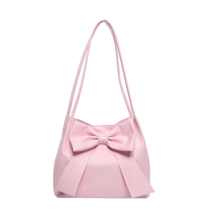 Stylish Large Capacity Casual Handbag For Women In Black Pink White And Khaki